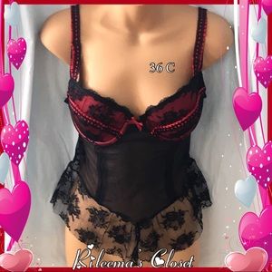 💥CLEARANCE 🔥💕Delicates Lace Ruffle Bustier 36C